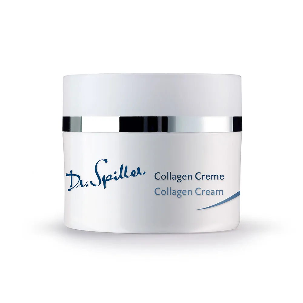 A jar of Dr Spiller Collagen Creme